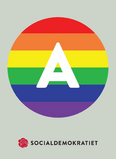 A-Plakat på papir - Pride